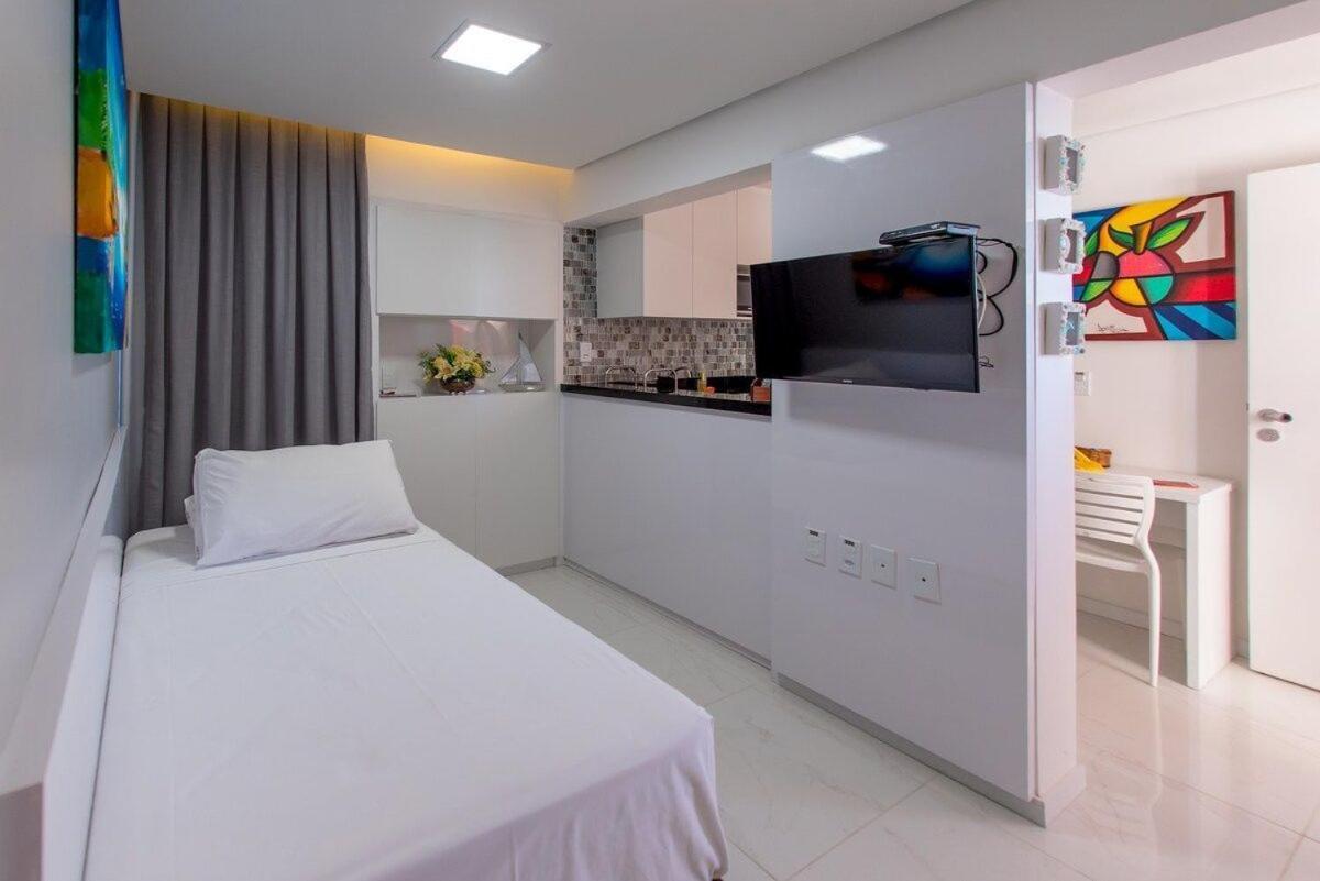 507 Lindo Flat Mobiliado Na Praia De Iracema Fortaleza  Esterno foto
